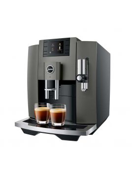 Jura E8INOX E8 Automatic Coffee Machine - Dark Inox