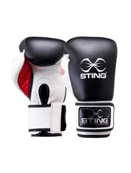 Sting SEBG-V112 Evolution Fight Boxing Gloves (V) Black/White